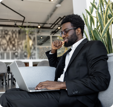 Man with coffee